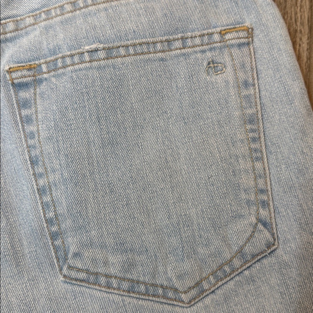 Rag & Bone Women's Justine Denim Jean Shorts Light Blue High Rise Vintage SZ 28 - Picture 6 of 10